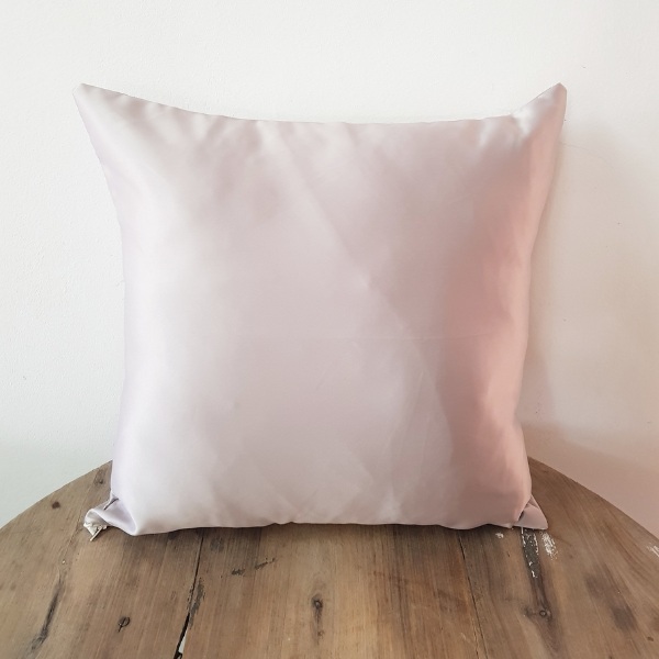 Sateen Scatter Pillow - Champagne Grey